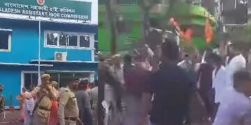 আগরতলায় বাংলাদেশের হাইকমিশনে ভাঙচুর, ভারতের দুঃখ প্রকাশ