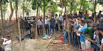 দাফনের ১২০ দিন পর ছাত্র আন্দোলনে নিহত রাব্বির মরদেহ উত্তোলন